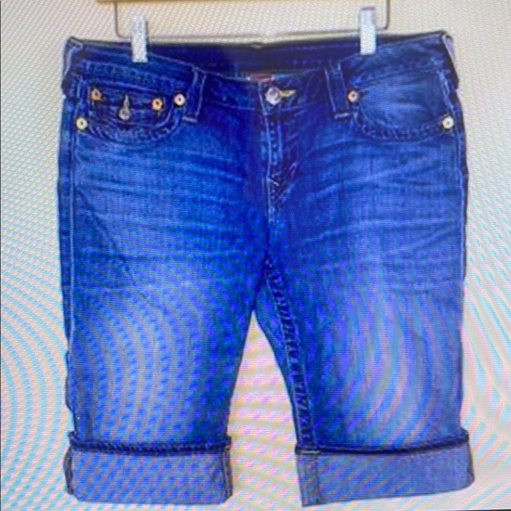 Blue Denim Shorts